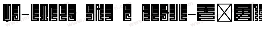 VD-lineg Std B Regul字体转换